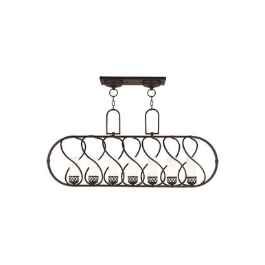 White Horse Highway 4 Light Linear Chandelier by Bailey Street Home - 218-BEL-4570602