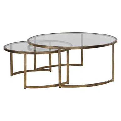 Rhea 42 Inch Coffee Table (Set of 2) by Uttermost - 24747