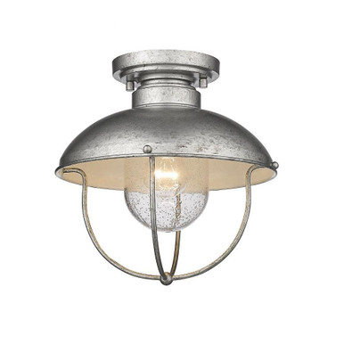 Ansel 1 Light 11 Inch Wide Outdoor Flush Mount by Z-Lite - 590F
