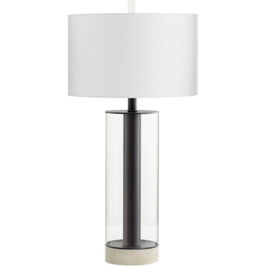 Mid Century Modern 1 Light Glass Table Lamp by BSH - 182-BEL-3132849