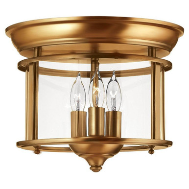 Gentry 3 Light 6 Inch Wide Flush Mount by Hinkley - 3473