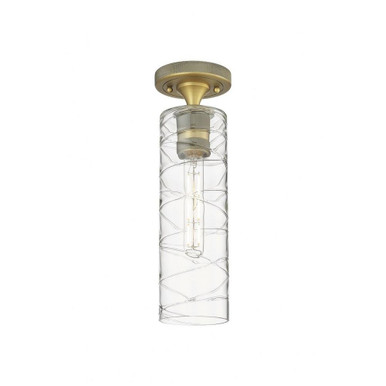 Crown Point 1 Light 15 Inch Tall Flush Mount by Innovations - 434-1F-G434-12