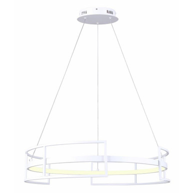 Amora LED Light Medium Chandelier by Canarm - LCH231A24WH
