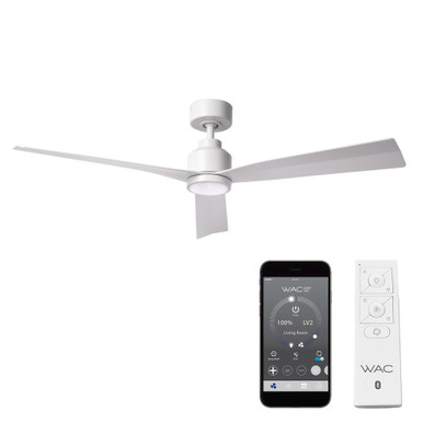 Higher Cliff 3 Blade Ceiling Fan with Light Kit 52 Inches Wide by BSH - 156-BEL-930549