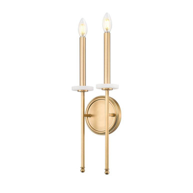 Gaultier 2 Light Wall Sconce 20.5 Inch Tall and 7.5 Inch Wide by Z Lite - 6100-2S