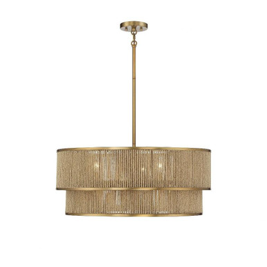 Ashburn 6 Light Large Pendant by Savoy House - 7-1774-6-320