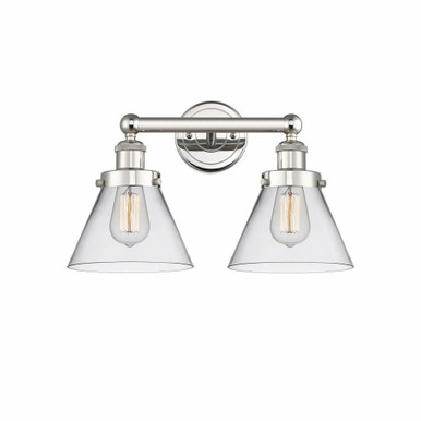 Cone 2 Light Vanity Light 16.75 Inch Wide by Innovations - 616-2W-CON
