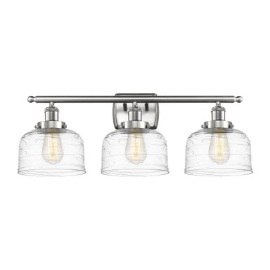 Bell 3 Light Bath Vanity 11 Inch Tall and 28 Inch Wide by Innovations - 916-3W-G7