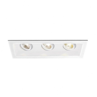 Mini Multiples 33W 45 deg 90CRI 3 LED Airtight Housing with Trim by WAC - MT-3LD311R-45-3-4