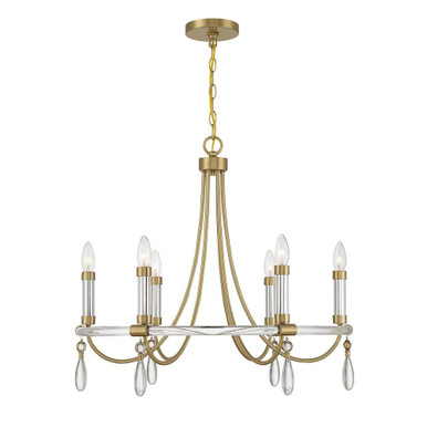 Mayfair 6 Light Medium Chandelier by Savoy House - 1-7716-6-195