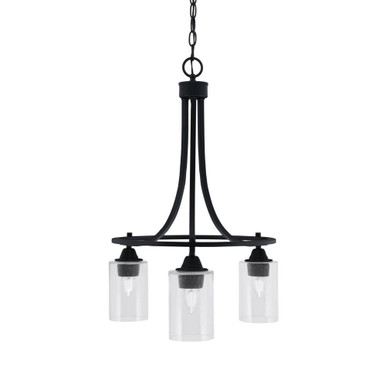 Paramount 3 Light Small Chandelier by Toltec 3413-11 - 3413-11
