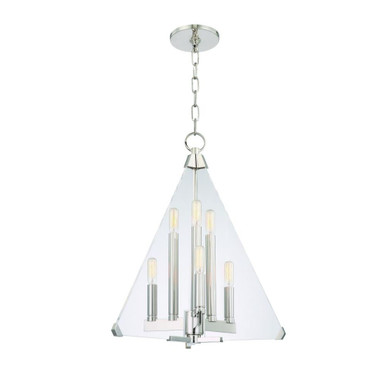 Triad 6 Light Large Pendant by Hudson Valley - 3336-PN