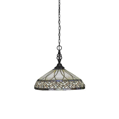 Elegante 1 Light Large Pendant 15.25 Inch Tall by Toltec - 82-16-1525