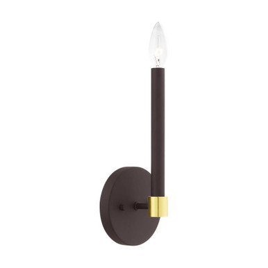 Karlstad 1 Light Candle Style Wall Sconce by Livex - 46881