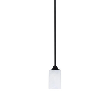 Paramount 1 Light Stem Hung Mini Pendant 10.5 Inch Tall by Toltec - 3401-MB-300