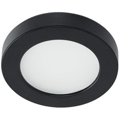 Edge 5W 1 LED 3.5 Inch Wide Flush Mount by WAC - HR-LED90-27-BK