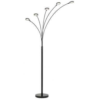 Galaer Place 20W 5 LED Arc Floor Lamp 72 x 12 Inches - 1-BEL-5191407