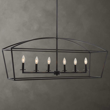 Clay Woodlands 6 Light Oversized Chandelier By Bailey Street Home - 208-BEL-4529507