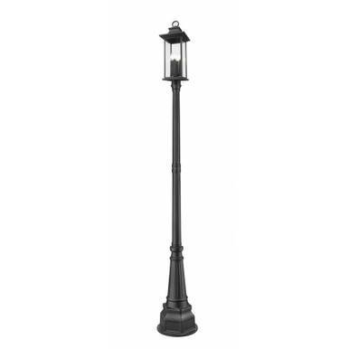 Erskine Hollies 4 Light Outdoor Post Mount 107.25 Inch Tall by BSH - 372-BEL-5276146