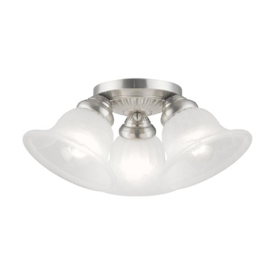 Edgemont 3 Light 14.75 Inch Wide Flush Mount by Livex - 1529