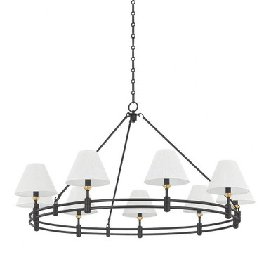 Howard 9 Light Chandelier 26 Inch Tall and 50 Inch Wide by Hudson Valley - MDS1801