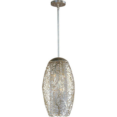 Arabesque 6 Light Medium Pendant by Maxim - 24151BCGS