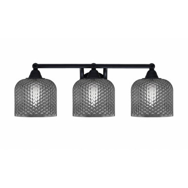 Paramount 3 Light Bath Bar 7.5 Inch Tall and 22.75 Inch Length by Toltec - 3423-BN-4612