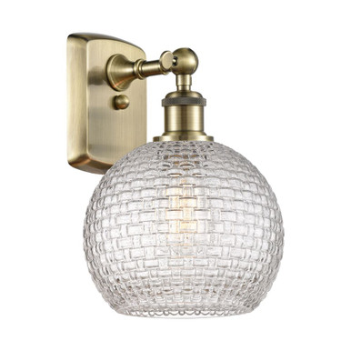 Athens 1 Light Wall Sconce 11 Inch Tall and 8 Inch Wide by Innovations - 516-1W-G12-8