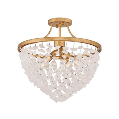 Myra 20W 4 LED Medium Semi Flush Mount 18 Inch Wide by Fredrick Ramond  - FR41593DA