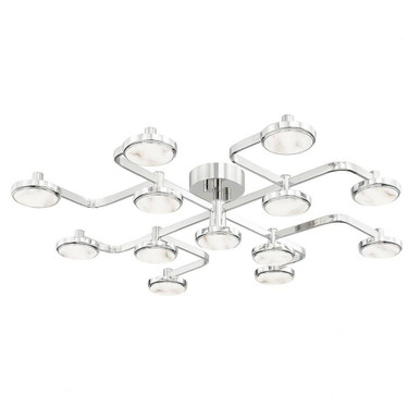 Meander 13 Light Oversized Chandelier by Hudson Valley - 6343