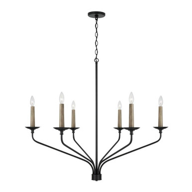 Edward Wood 6 Light Oversized Chandelier by BSH - 309-BEL-5175979