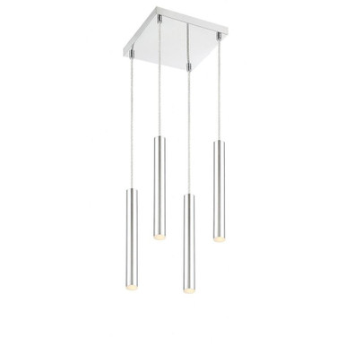 Forest 70W 14 LED Island/Billiard 16 x 12 In by Z Lite 917MP12-CH-LED-4SCH - 917MP12-CH-LED-4SCH