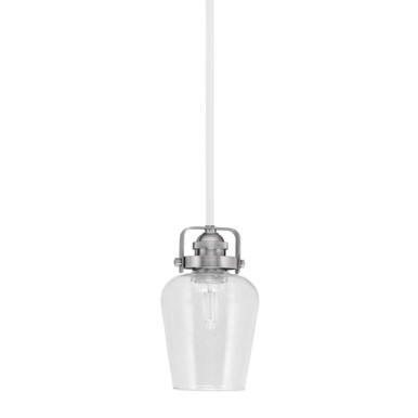 Easton 1 Light Mini Pendant 8.5 Inch Tall by Toltec - 1941-MBBR-210