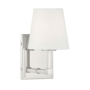 1 Light Wall Sconce 5.5 Inch Wide by Meridian - M90071PN