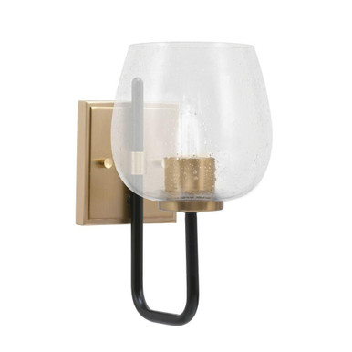 Sandia 1 Light Wall Sconce 11 Inch Tall and 6 Inch Wide by Toltec - 6221-11-6