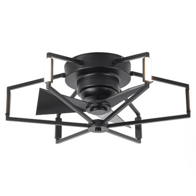 Starhaven Street 3 Blade Flush Ceiling Fan with Light Kit 21 Inch Wide by BSH - 2615-BEL-5329242