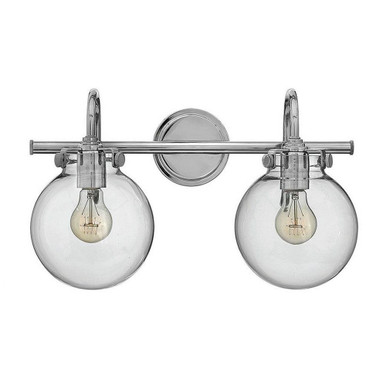 Congress 2 Light Traditional Vanity Light by Hinkley - 50024
