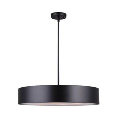 Dexter 4 Light Large Pendant by Canarm Inc - IPL318A04BK22