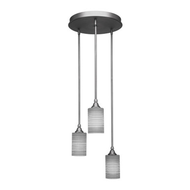 Empire 3 Light Large Pendant 18.5 Inch Wide by Toltec - 2143-185-1125-