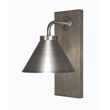 Oxbridge 1 Light Metal Shade Wall Sconce 7 Inch Wide by Toltec - OX1_1771_WSG7_GS