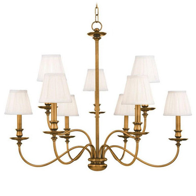 Menlo Park 9 Light Large Chandelier by Hudson Valley - 4039