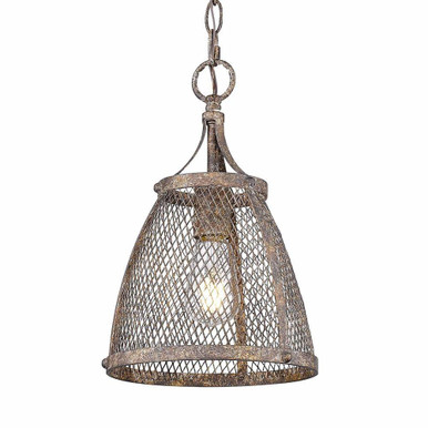 Calgary 1 Light Small Pendant by Golden - 7019-M1L PR