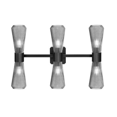 Everleigh 6 Light Bath Bar 17.25 Inch Tall and 25 Inch Length by Toltec - 4826-MB-882