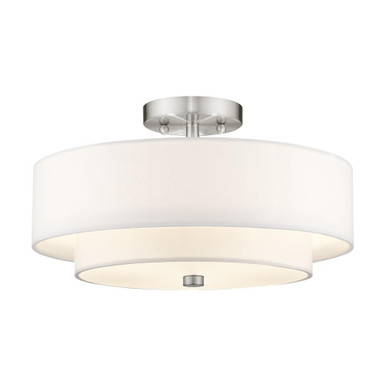 Duchess Acres 3 Light 15 Inch Wide Semi Flush Mount by Bailey Street Home - 218-BEL-1875488