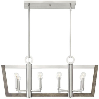 Westend 8 Light Oversized Island Chandelier by Designers Fountain - 93738-sp