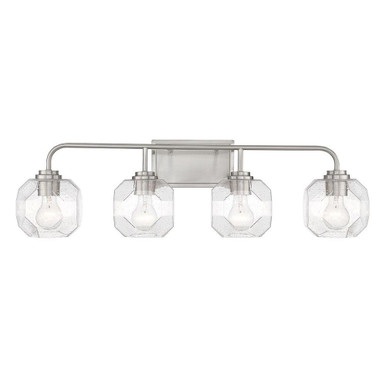 Baldwin 4 Light Bath Vanity 9.5 Inch Tall and 32 Inch Wide by Savoy House - L8-4399-4