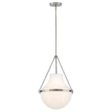 Collins 12W 1 LED Medium Pendant 20.25 Inch Tall X 15 Inch Wide by Hinkley - 46897PN