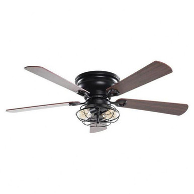 Gleamstead Street 5 Blade Flush Ceiling Fan with Light Kit 48 Inch by BSH - 2615-BEL-5329245
