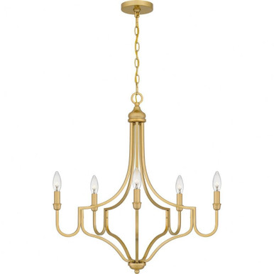 Mabel 5 Light Large Chandelier by Quoizel - MAB5026