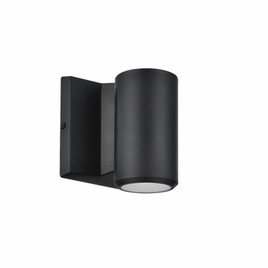 Olivette 1 Light Outdoor Wall Mount 4.5 Inch and 4.5 Inch Wide by Dainolite - OVT-1W-MB